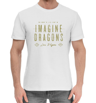 Мужская Хлопковая футболка Imagine Dragons