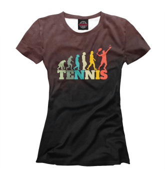 Женская Футболка Tennis