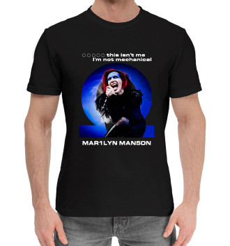 Мужская Хлопковая футболка Marilyn Manson Omega