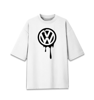 Мужская Хлопковая футболка оверсайз Volkswagen