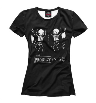 Футболка для девочек The Prodigy Skeletons