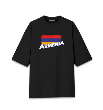 Мужская Хлопковая футболка оверсайз Armenia