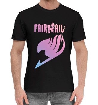 Мужская Хлопковая футболка Fairy Tail