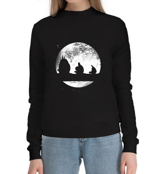 Женский Хлопковый свитшот Planet Totoro