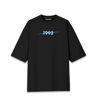 Женская Хлопковая футболка оверсайз Год рождения 1993