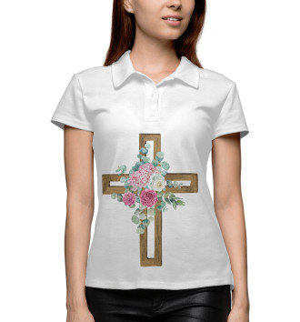 Женское Поло Крест в цветах