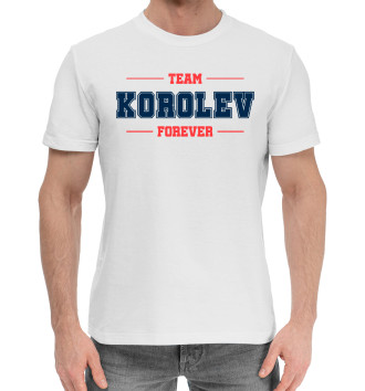 Мужская Хлопковая футболка Team Korolev