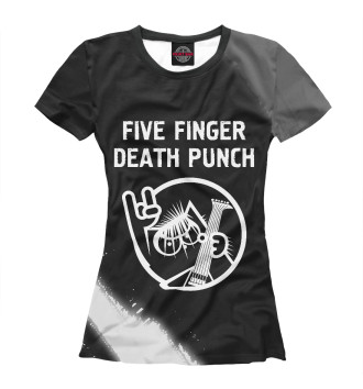 Женская Футболка Five Finger Death Punch / Кот
