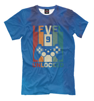 Мужская футболка Level 9th Unlock
