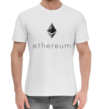 Мужская Хлопковая футболка Ethereum