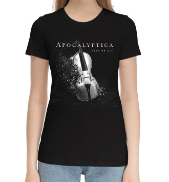 Женская Хлопковая футболка Apocalyptica