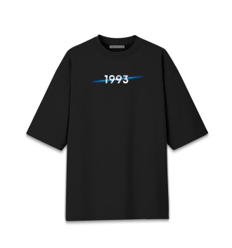 Мужская Хлопковая футболка оверсайз Год рождения 1993