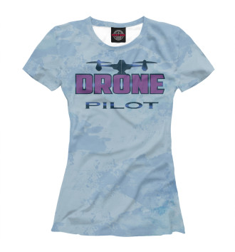 Футболка для девочек Drone Pilot