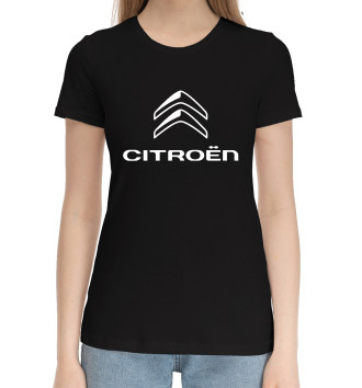 Женская Хлопковая футболка Citroen