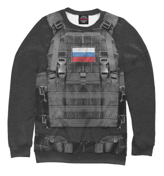 Свитшот для девочек Бронежилет- армия России