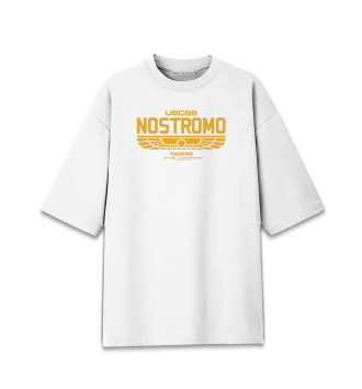 Женская Хлопковая футболка оверсайз Nostromo