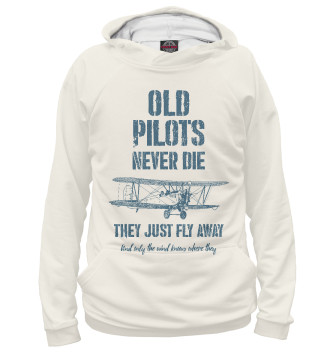 Худи для девочек Старые пилоты не умирают