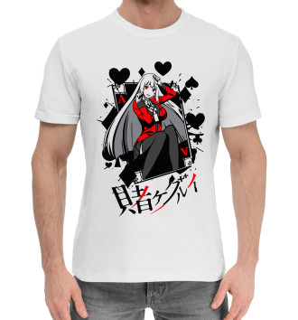 Мужская Хлопковая футболка Kakegurui Безумный азарт