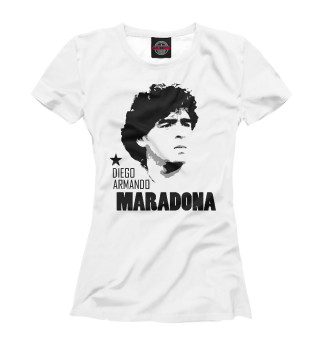Женская футболка Диего Марадона