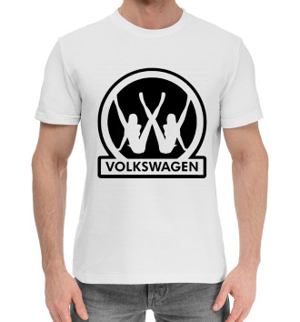 Мужская Хлопковая футболка Volkswagen