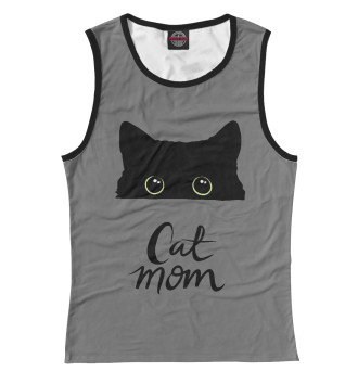 Майка для девочек Cat Mom