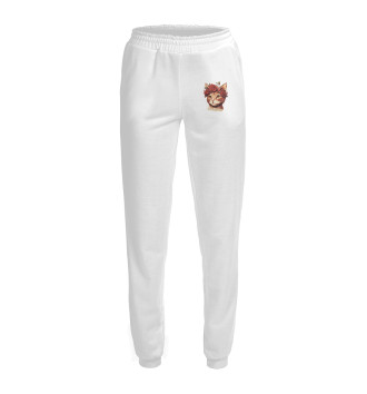 Женские Спортивные штаны Кошка с розами