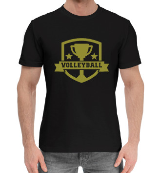 Мужская Хлопковая футболка Volleyball Cup