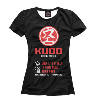 Футболка для девочек Кудо - hardcore training