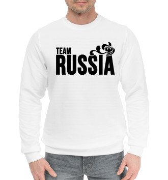 Мужской Хлопковый свитшот Team Russia