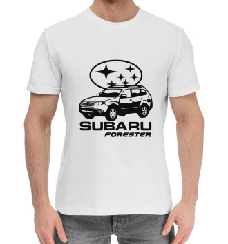 Мужская Хлопковая футболка SUBARU