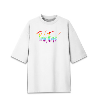 Хлопковая футболка оверсайз для девочек Pink Floyd