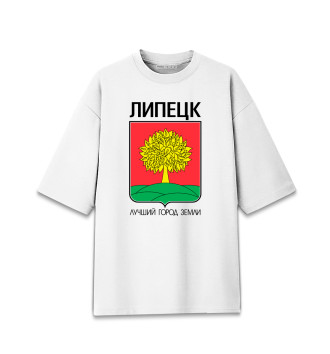 Мужская Хлопковая футболка оверсайз Липецк