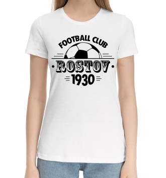Женская Хлопковая футболка FC Rostov