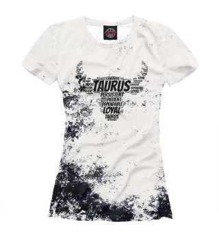 Женская футболка Taurus Astrology Zodiac