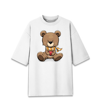 Мужская Хлопковая футболка оверсайз Медведи