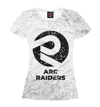 Женская Футболка ARC Raiders гранж светлый