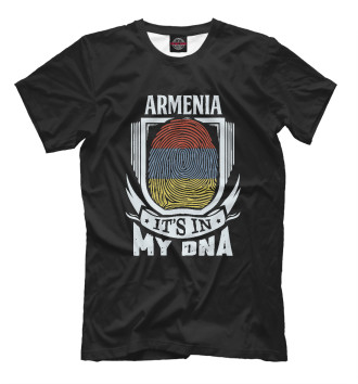 Мужская Футболка Армения в ДНК