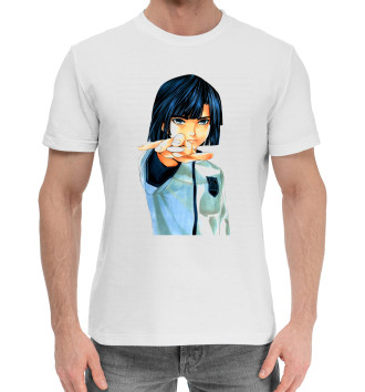 Мужская Хлопковая футболка Аниме