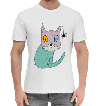 Мужская Хлопковая футболка Коте