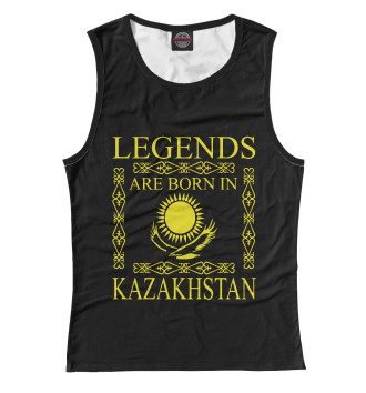 Женская Майка Легенды Казахстана