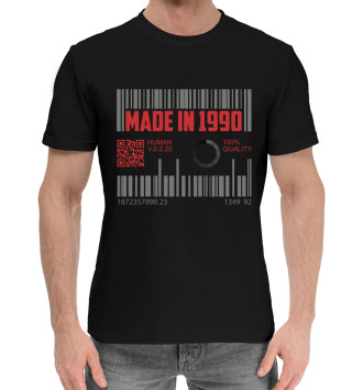 Мужская Хлопковая футболка Made in 1990