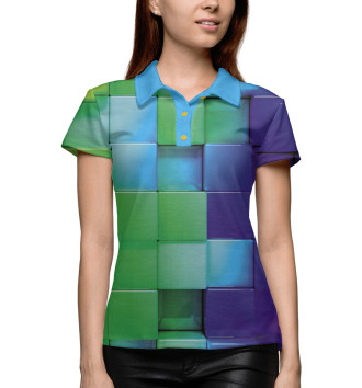 Женское Поло 3D pattern / Color