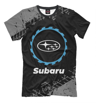 Мужская Футболка Subaru в стиле Top Gear