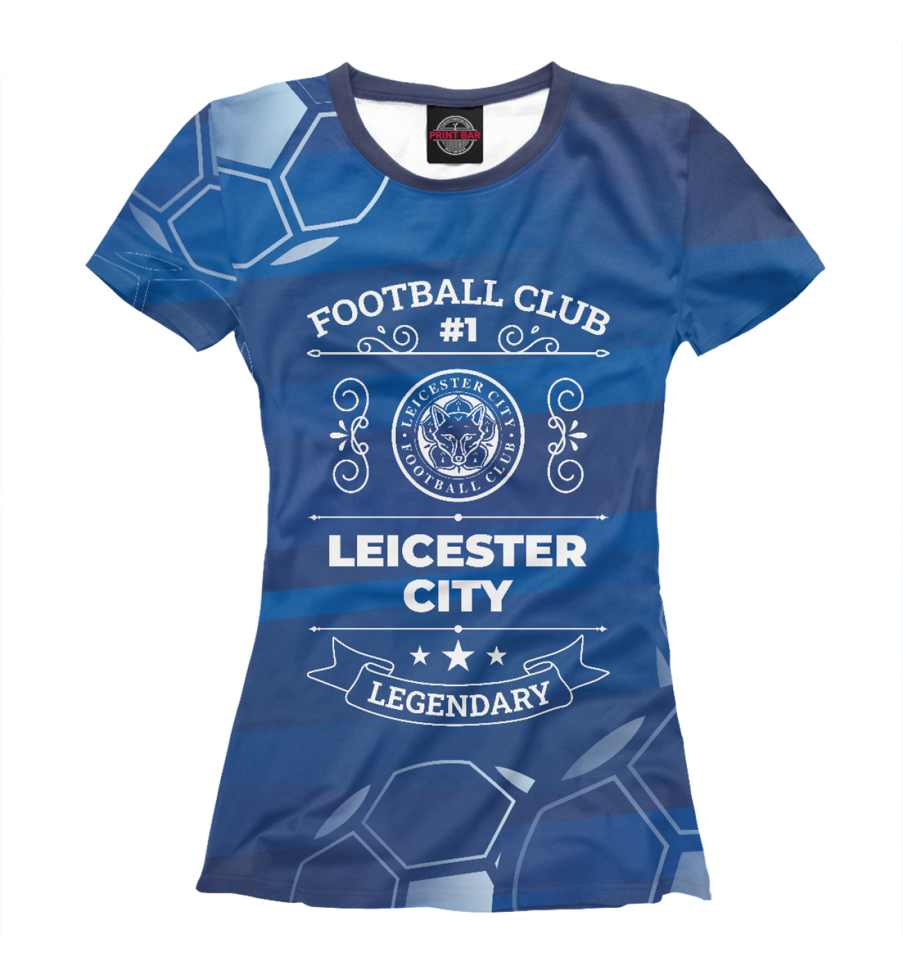 Женская Футболка Leicester City FC #1, артикул: FTO-816586-fut-1
