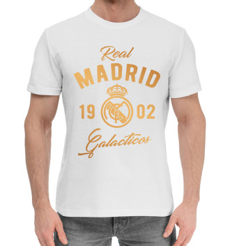 Мужская Хлопковая футболка Реал Мадрид