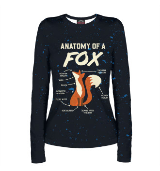Женский Лонгслив Anatomy Of A Fox