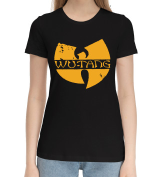 Женская Хлопковая футболка Wu-Tang Clan (yellow)