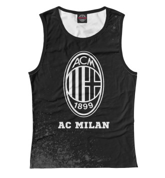 Женская Майка AC Milan Sport Black - Брызги