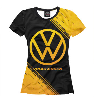 Футболка для девочек Volkswagen Gold Gradient