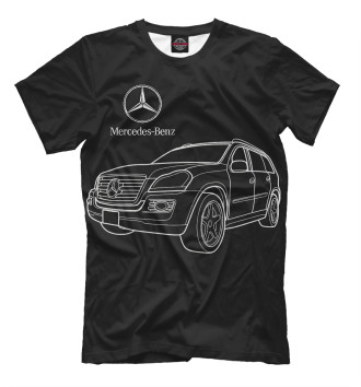 Мужская Футболка Mercedes-Benz / Мерседес
